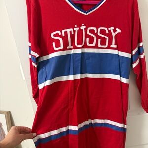 Stussy Red and Blue Women's Dress